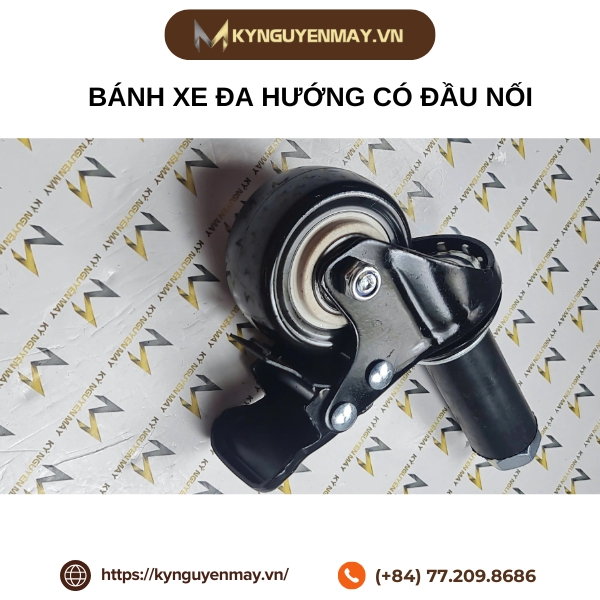 Bánh xe đa hướng có đầu nối