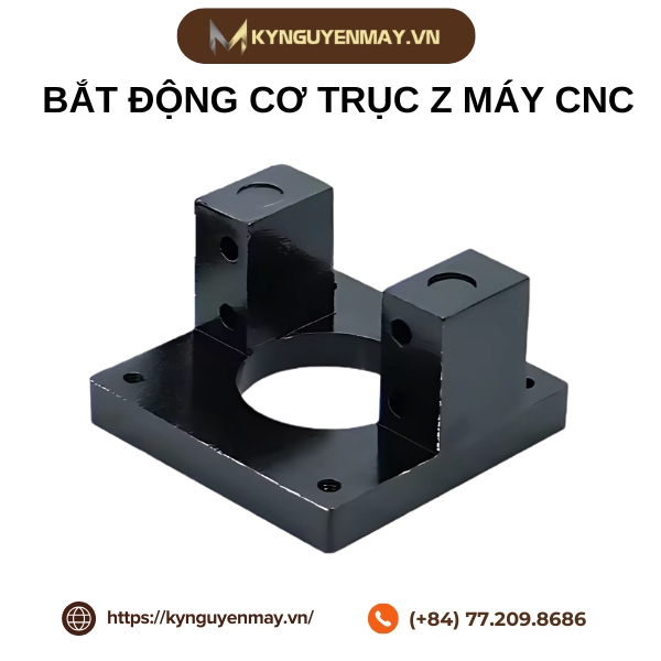 Bắt động cơ trục Z máy CNC