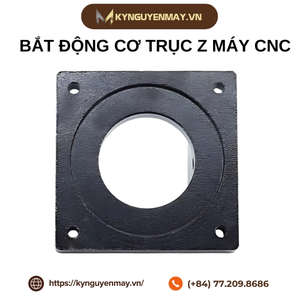 Bắt động cơ trục Z máy CNC