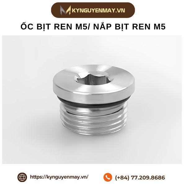 Ốc bịt ren M5/ Nắp bịt ren M5