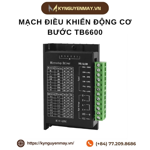 Mạch điều khiển động cơ bước TB6600