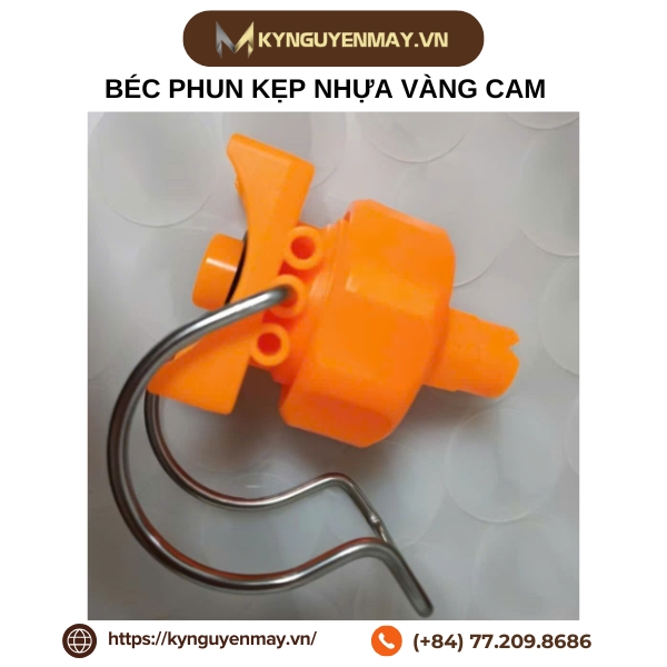 Béc phun kẹp nhựa vàng cam 6510, 6515, 6520, 6530, 6540, 6550, 6.5B, 12.5B, 25B, 50B