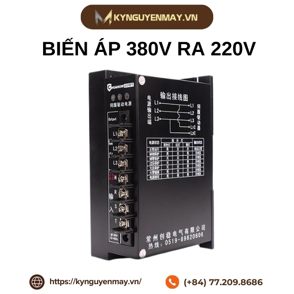 Biến áp 380V ra 220V