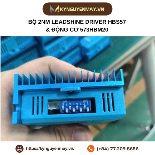Bộ 2Nm LEADSHINE driver HBS57 & động cơ 573HBM20