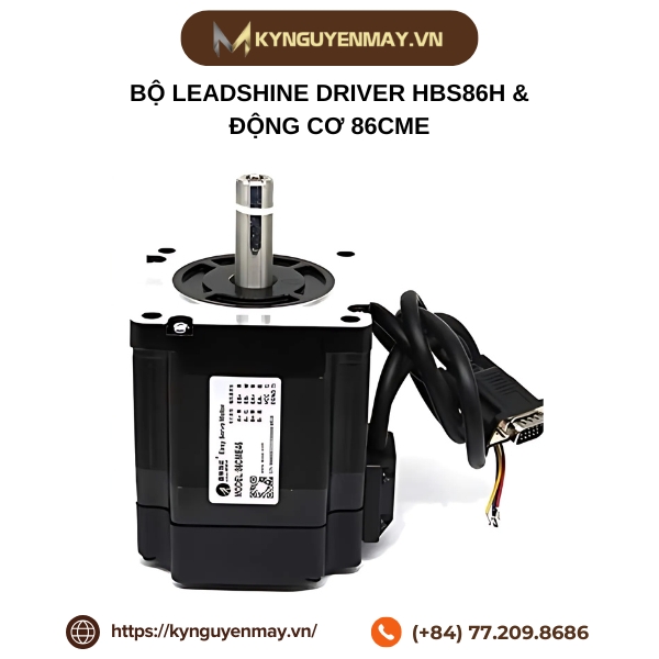 Bộ LEADSHINE driver HBS86H & động cơ 86CME35, 86CME45, 86CME80