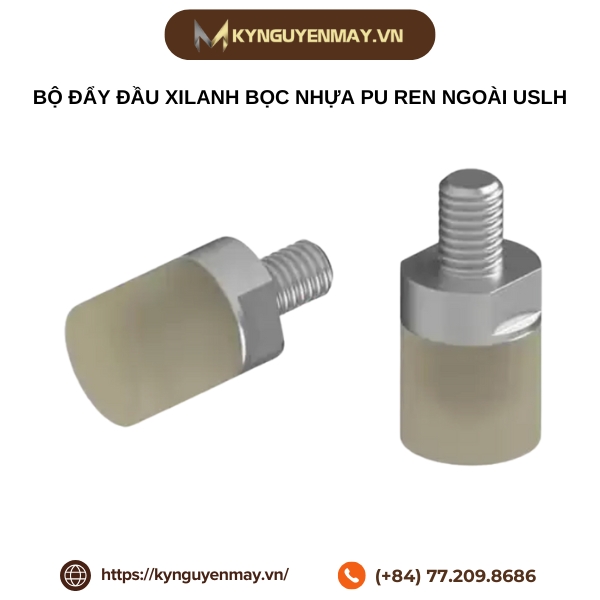 Bộ đẩy đầu xilanh bọc nhựa PU ren ngoài USLH