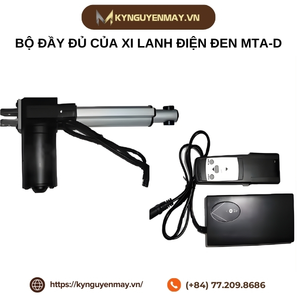 Bộ đầy đủ của xi lanh điện đen MTA-D
