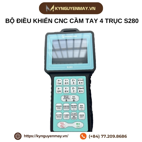 Bộ điều khiển CNC cầm tay 4 trục S280