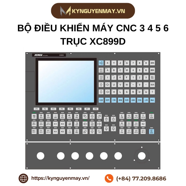 Bộ điều khiển máy CNC 3 4 5 6 trục XC899D
