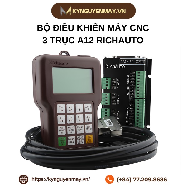 Bộ điều khiển máy CNC 3 trục A12 RichAuto