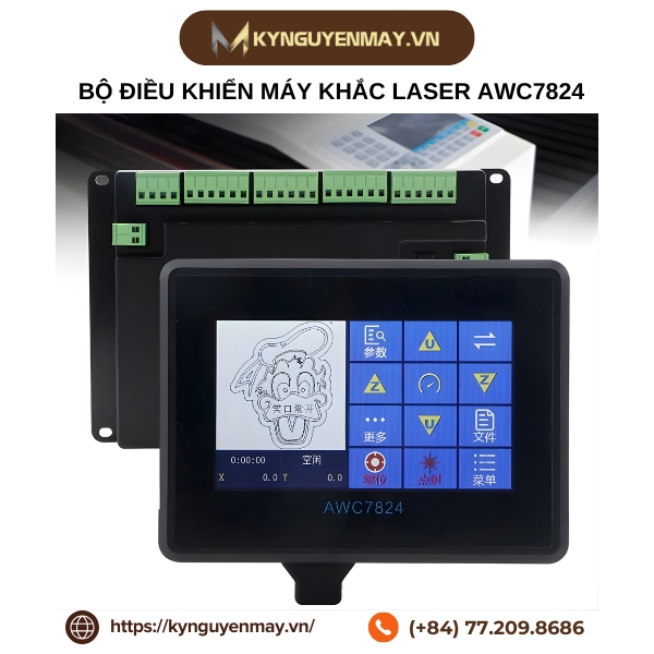 Bộ điều khiển máy khắc laser AWC7824
