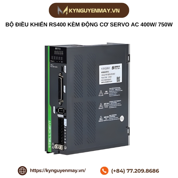 Bộ điều khiển động cơ servo rtelligent RS400 kèm động cơ servo AC 400W/ 750W