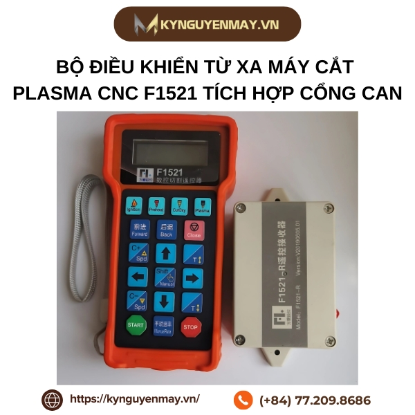 Bộ điều khiển cầm tay từ xa máy cắt Plasma CNC F1521 tích hợp cổng CAN