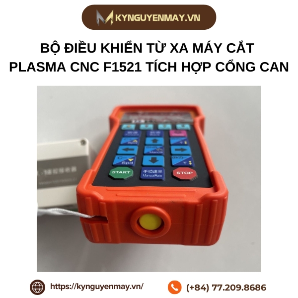 Bộ điều khiển cầm tay từ xa máy cắt Plasma CNC F1521 tích hợp cổng CAN
