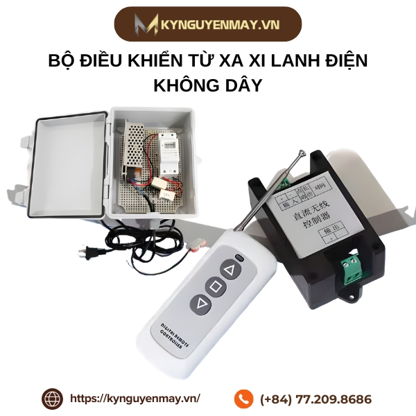 Bộ điều khiển từ xa xi lanh điện không dây