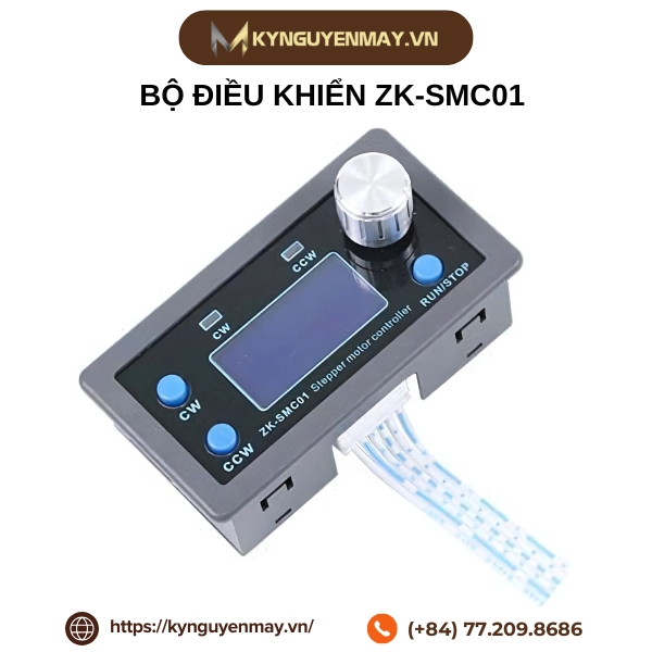 Bộ điều khiển phát xung 1 động cơ step servo ZK-SMC01