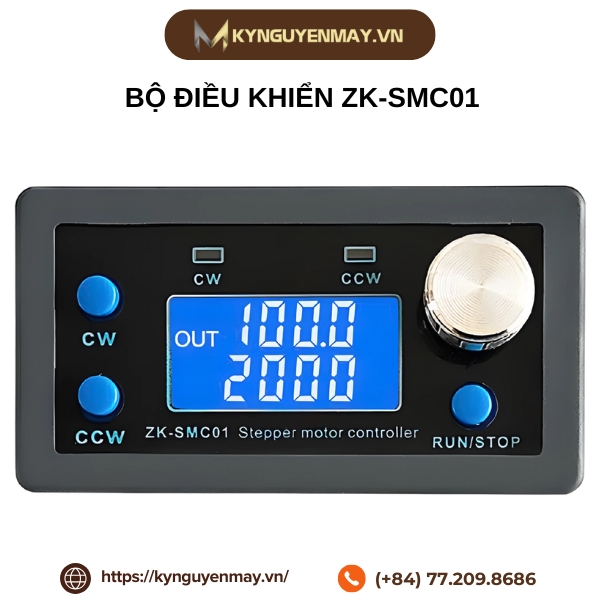 Bộ điều khiển phát xung 1 động cơ step servo ZK-SMC01