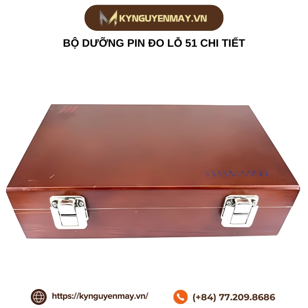 Bộ dưỡng pin đo lỗ 51 chi tiết
