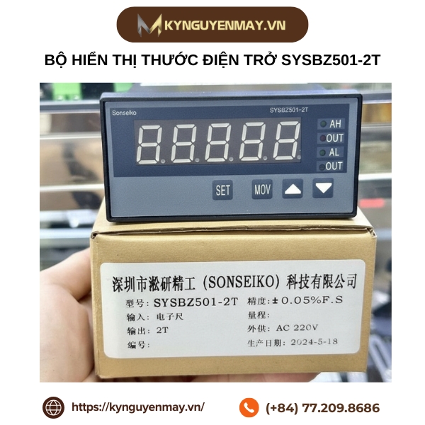Bộ hiển thị thước điện trở SYSBZ501-2T