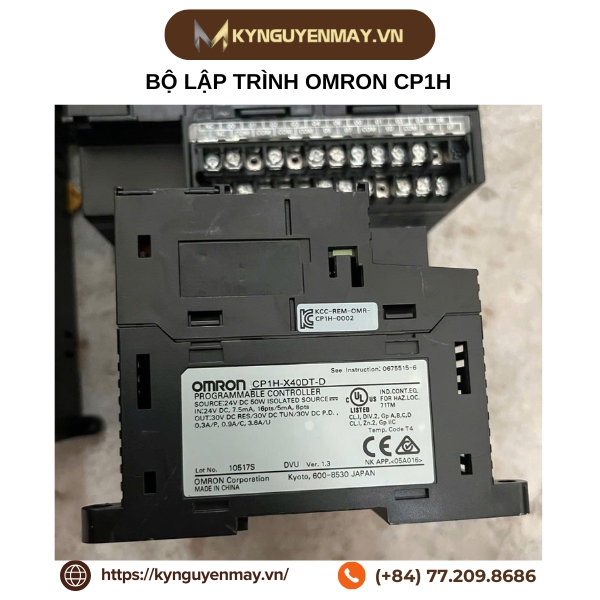 Bộ lập trình OMRON CP1H-X40DT-D, CP1H-X40DR-A, CP1H-XA40DT-D, CP1H-Y20DT-D, CP1H-EX40DT-D