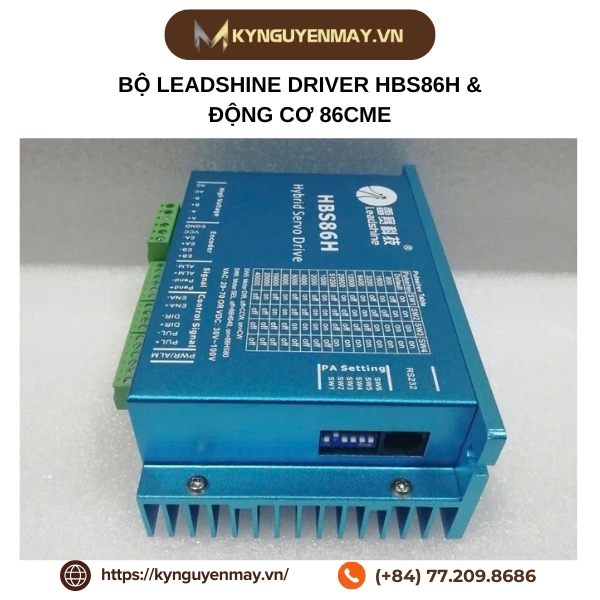 Bộ LEADSHINE driver HBS86H & động cơ 86CME35, 86CME45, 86CME80