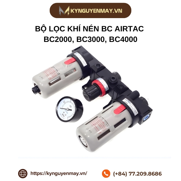 Bộ lọc khí nén BC AIRTAC BC2000, BC3000, BC4000