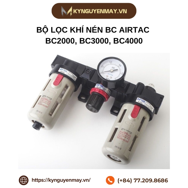 Bộ lọc khí nén BC AIRTAC BC2000, BC3000, BC4000