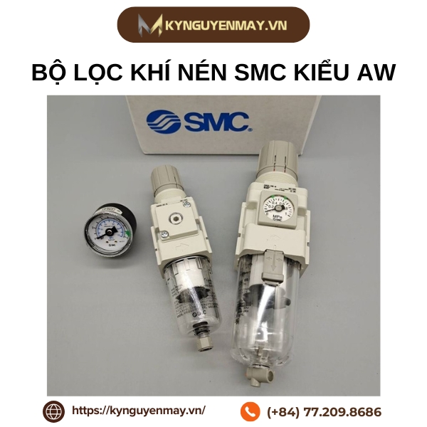 Bộ lọc khí nén SMC kiểu AW