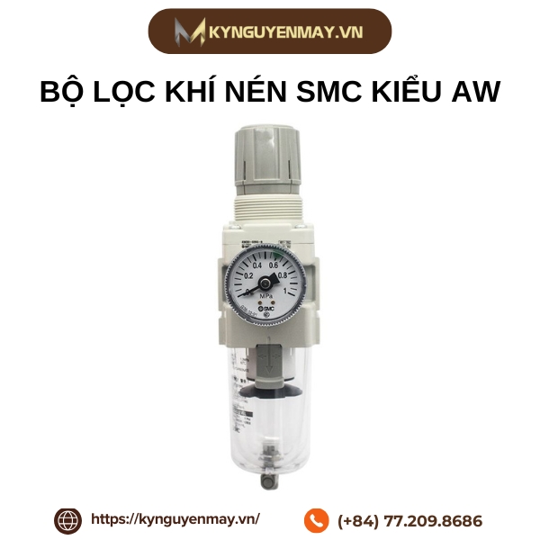 Bộ lọc khí nén SMC kiểu AW