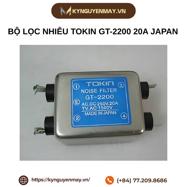 Bộ lọc nhiễu TOKIN GT-2200 20A Japan