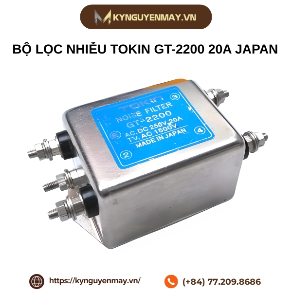 Bộ lọc nhiễu TOKIN GT-2200 20A Japan