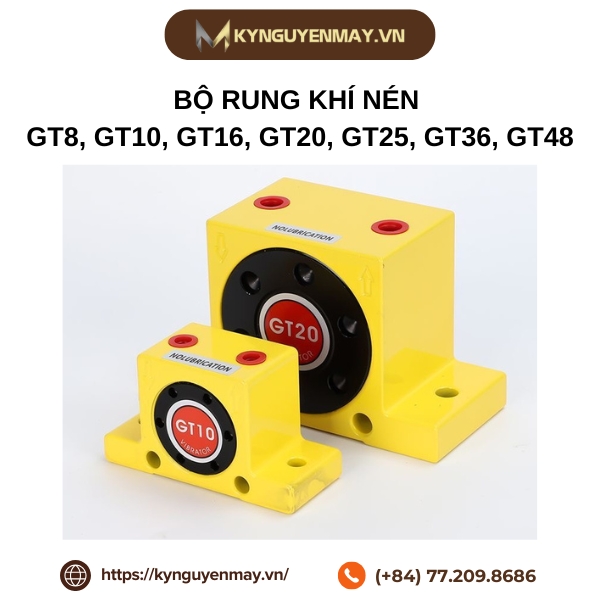 Bộ rung khí nén GT8, GT10, GT16, GT20, GT25, GT36, GT48