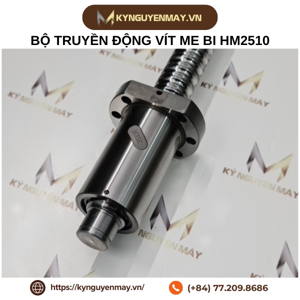 Vitme máy phay CNC trục Z 2510 tiện sẵn 2 đầu chuẩn BK-BF20