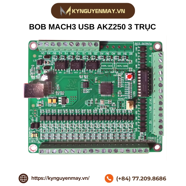 Bob Mach3 USB AKZ250 3 trục