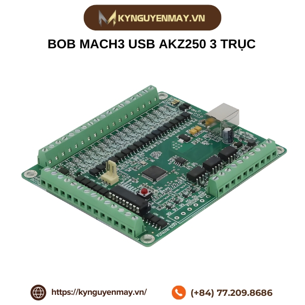 Bob Mach3 USB AKZ250 3 trục