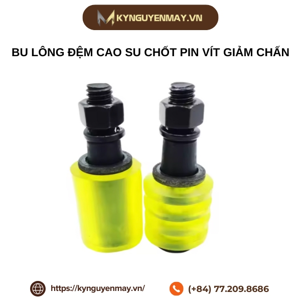 Bu lông đệm cao su chốt pin vít giảm chấn