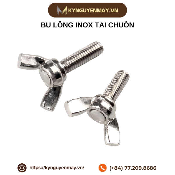 Bu lông inox tai chuồn