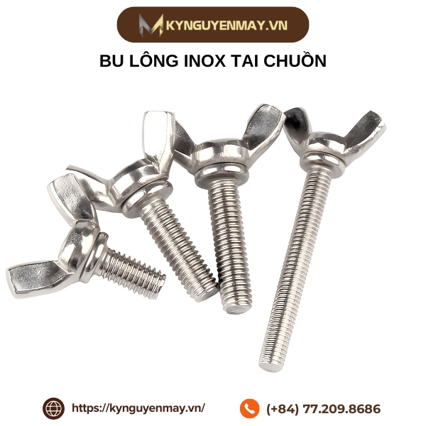 Bu lông inox tai chuồn