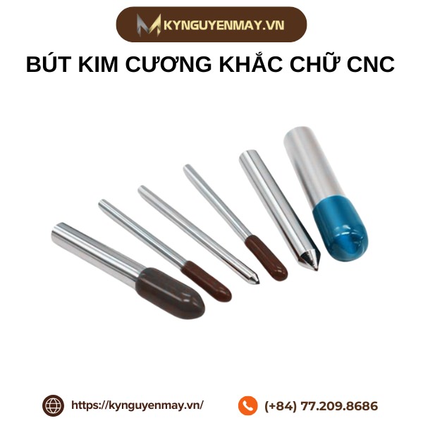 Bút kim cương khắc chữ CNC