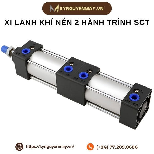 Xi lanh khí nén 2 hành trình SCT