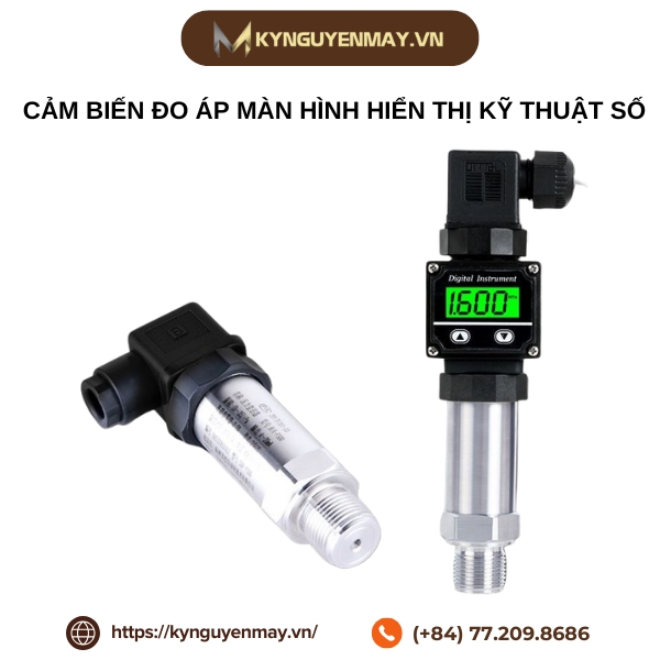 Cảm biến đo áp màn hình hiển thị kỹ thuật số
