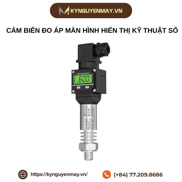 Cảm biến đo áp màn hình hiển thị kỹ thuật số