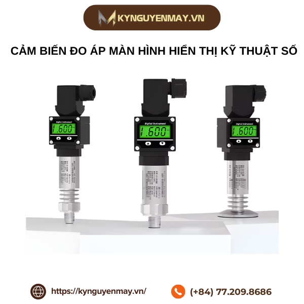 Cảm biến đo áp màn hình hiển thị kỹ thuật số