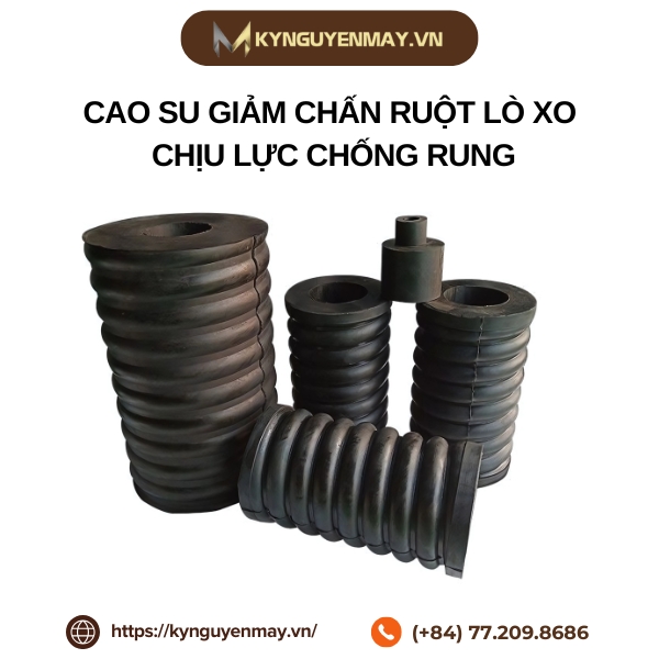 Cao su giảm chấn ruột lò xo chịu lực chống rung