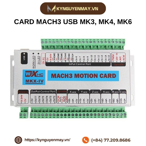 Card mach3 USB MK3, MK4, MK6