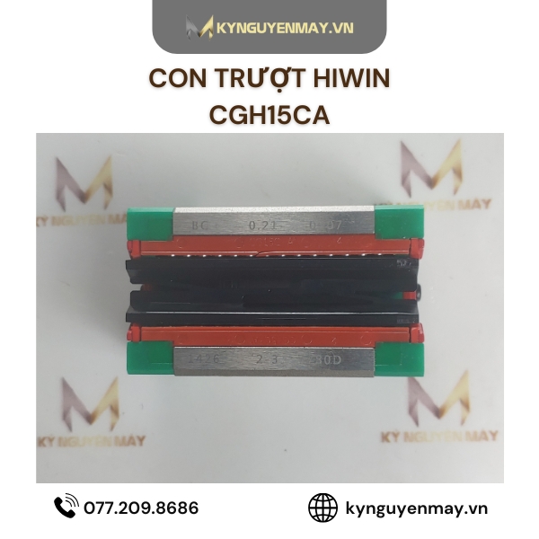 Con trượt HIWIN CGH | CGH15CA, CGH20CA, CGH25CA, CGH30CA, CGH35CA, CGH45CA