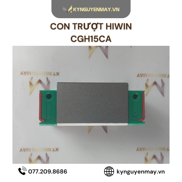 Con trượt HIWIN CGH | CGH15CA, CGH20CA, CGH25CA, CGH30CA, CGH35CA, CGH45CA