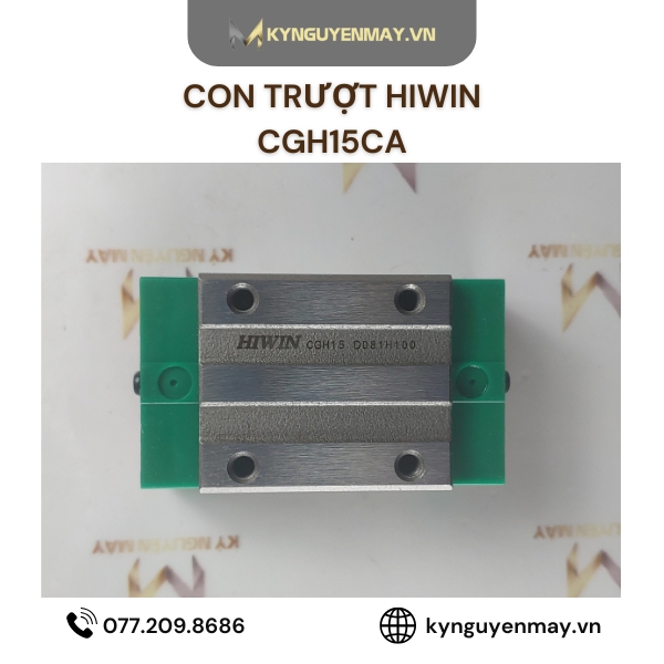 Con trượt HIWIN CGH | CGH15CA, CGH20CA, CGH25CA, CGH30CA, CGH35CA, CGH45CA