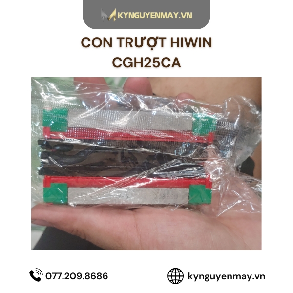 Con trượt HIWIN CGH | CGH15CA, CGH20CA, CGH25CA, CGH30CA, CGH35CA, CGH45CA