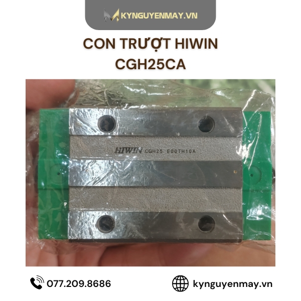 Con trượt HIWIN CGH | CGH15CA, CGH20CA, CGH25CA, CGH30CA, CGH35CA, CGH45CA